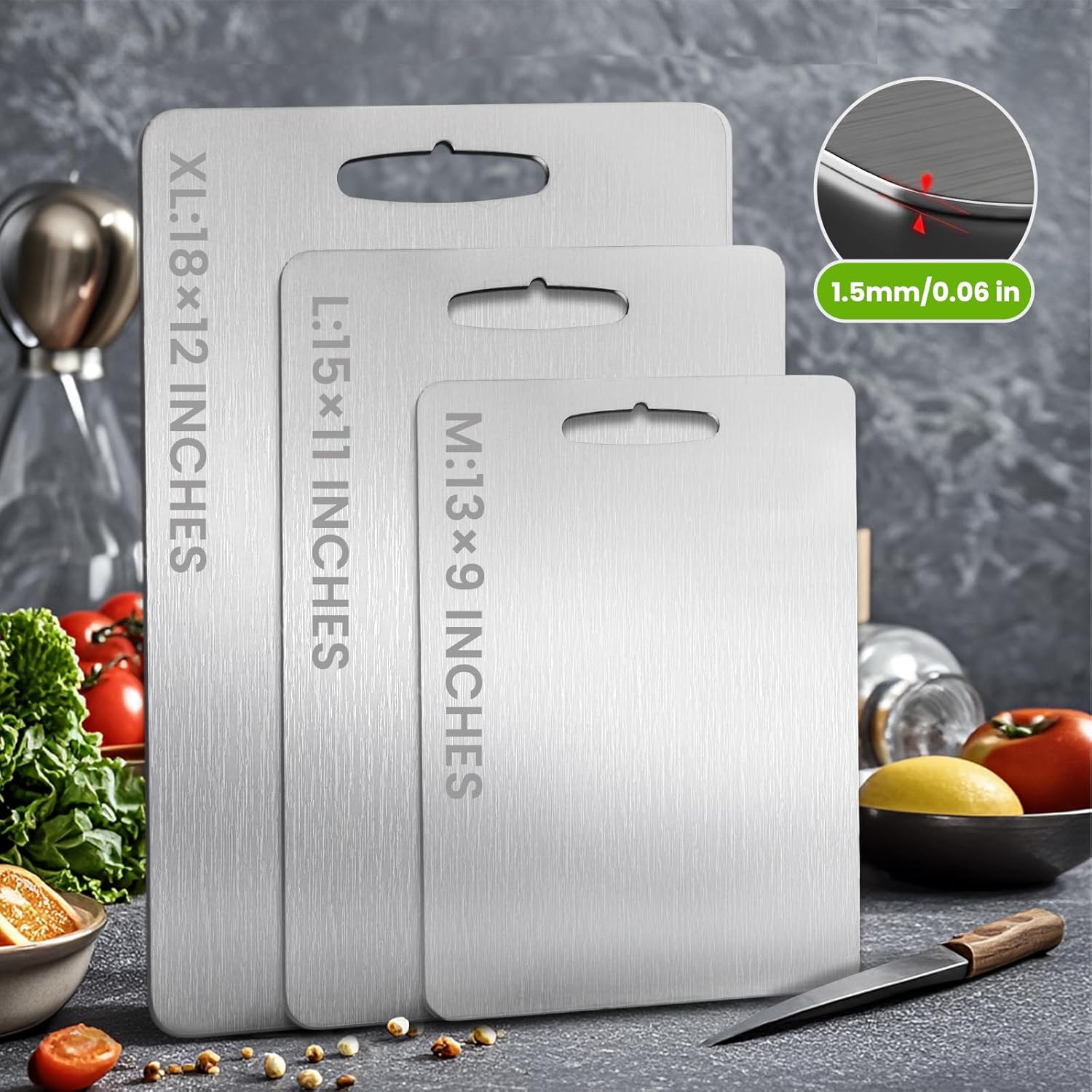 MOSDOOK titanium cutting board outdoor use